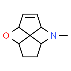 2-Oxa-7-azatricyclo[4.4.0.03,8]dec-4-ene,7-methyl- (9CI)结构式