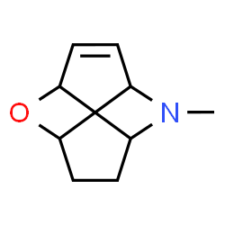 2-Oxa-7-azatricyclo[4.4.0.03,8]dec-4-ene,7-methyl- (9CI) Structure