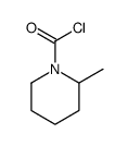 1-Piperidinecarbonyl chloride, 2-methyl- (9CI) structure