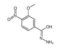 3-methoxy-4-nitrobenzohydrazide结构式
