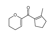 Methanone, (3,4-dihydro-2H-pyran-6-yl)(2-methyl-1-cyclopenten-1-yl)- (9CI) Structure