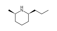 (2R,6S)-2-methyl-6-propylpiperidine Structure