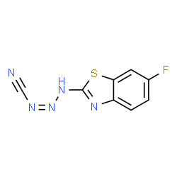 1-Triazene-1-carbonitrile,3-(6-fluoro-2-benzothiazolyl)-(9CI) structure