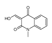 3-(hydroxymethylidene)-1-methylquinoline-2,4-dione结构式