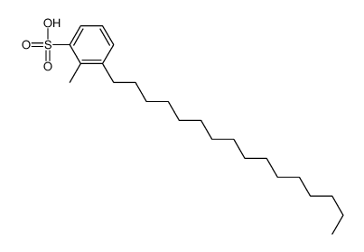 3-hexadecyl-2-methylbenzenesulfonic acid结构式