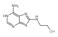 8-(羟基乙基氨基)腺嘌呤结构式
