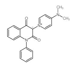 3-(4-dimethylaminopyridin-1-yl)-1-phenyl-quinoline-2,4-dione structure