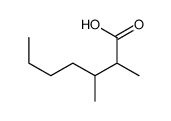 2,3-dimethylheptanoic acid Structure