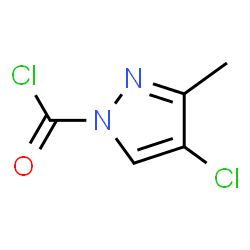 1H-Pyrazole-1-carbonyl chloride, 4-chloro-3-methyl- (9CI) picture