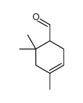 4,6,6-Trimethyl-3-cyclohexene-1-carbaldehyde Structure