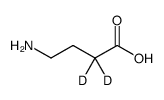 4-氨基丁酸-2,2-D2图片