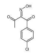 1-(4-chlorophenyl)-2-hydroxyiminobutane-1,3-dione结构式