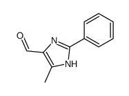 5-methyl-2-phenyl-1H-imidazole-4-carbaldehyde结构式
