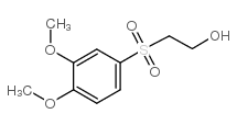 3,4-二甲氧基苯磺酰基乙醇结构式