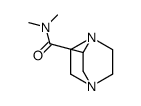 1,4-Diazabicyclo[2.2.2]octane-2-carboxamide,N,N-dimethyl-(9CI) Structure