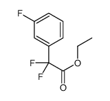 Ethyl 2,2-difluoro-2-(3-fluorophenyl)acetate structure