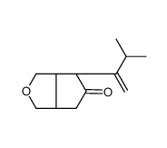 1H-Cyclopenta[c]furan-5(3H)-one,tetrahydro-4-(2-methyl-1-methylenepropyl)-,(3aR,4R,6aR)-rel-(9CI) Structure