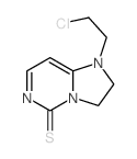 Imidazo[1,2-c]pyrimidine-5(1H)-thione,1-(2-chloroethyl)-2,3-dihydro- structure