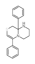 2,6-diphenyl-4-thia-1,7-diazabicyclo[4.4.0]dec-2-ene结构式