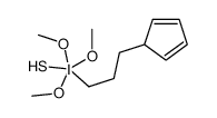 [3-(2,4-Cyclopentadien-1-yl)propyl]trimethoxysilane结构式