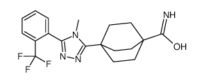 4-(4-METHYL-5-(2-(TRIFLUOROMETHYL)PHENYL)-4H-1,2,4-TRIAZOL-3-YL)BICYCLO[2.2.2]OCTANE-1-CARBOXAMIDE picture