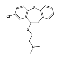 8-Chloro-10-[[2-(dimethylamino)ethyl]thio]-10,11-dihydrodibenzo[b,f]thiepin Structure