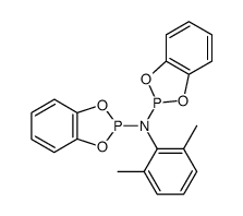 Bis-benzo[1,3,2]dioxaphosphol-2-yl-(2,6-dimethyl-phenyl)-amine Structure