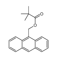 anthracen-9-ylmethyl 2,2-dimethylpropanoate Structure