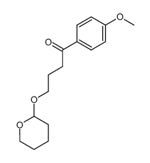 1-(4-methoxyphenyl)-4-((tetrahydro-2H-pyran-2-yl)oxy)butan-1-one Structure