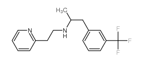 N-(2-pyridin-2-ylethyl)-1-[3-(trifluoromethyl)phenyl]propan-2-amine结构式