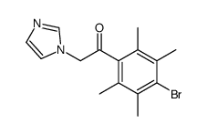 1-(4-bromo-2,3,5,6-tetramethylphenyl)-2-imidazol-1-ylethanone Structure