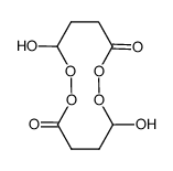 3,9-dioxo-6,12-dihydroxy-1,2,7,8-tetraoxacyclododecane Structure