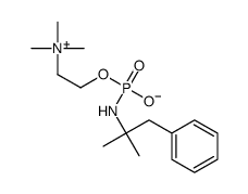 [(2-methyl-1-phenylpropan-2-yl)amino]-[2-(trimethylazaniumyl)ethoxy]phosphinate Structure