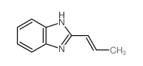 (9ci)-2-(1-丙烯基)-1H-苯并咪唑结构式