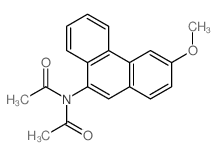 Acetamide,N-acetyl-N-(3-methoxy-9-phenanthrenyl)- structure