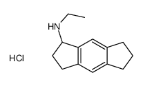 1,2,3,5,6,7-Hexahydro-N-ethyl-s-indacen-1-amine hydrochloride Structure