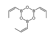 (Z)-1-propenylboronic acid cyclic trimer Structure