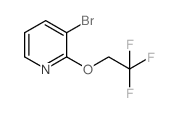 3-Bromo-2-(2,2,2-trifluoroethoxy)pyridine structure