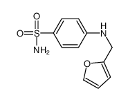 4-(furan-2-ylmethylamino)benzenesulfonamide结构式