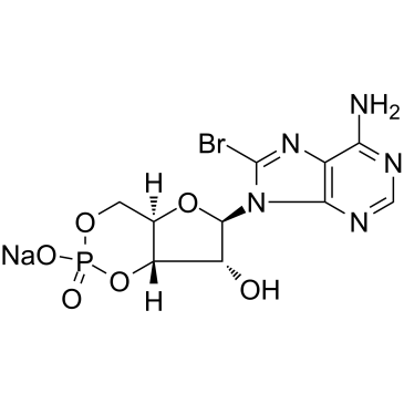 8-Bromo-cAMP sodium salt Structure
