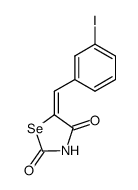 (5E)-5-[(3-iodophenyl)methylidene]-1,3-selenazolidine-2,4-dione结构式