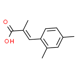 2-Propenoic acid, 3-(2,4-diMethylphenyl)-2-Methyl-结构式