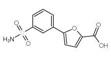 5-(3-Aminosulfonylphenyl)-furan-2-carboxylic acid结构式