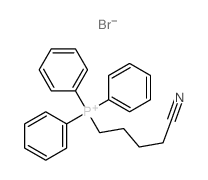 4-cyanobutyl-triphenyl-phosphanium Structure