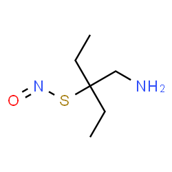 Thionitrous acid (HNOS),S-[1-(aminomethyl)-1-ethylpropyl] ester (9CI) structure