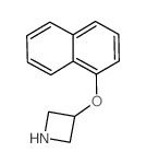 3-(1-Naphthyloxy)azetidine Structure