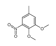 3,4-dimethoxy-5-nitro-toluene Structure