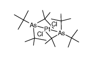 bis(tri-tert-butyl-l5-arsanyl)platinum(IV) chloride Structure