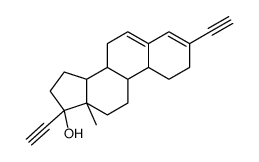 (17α)-3-Ethynyl-19-norpregna-3,5-dien-20-yn-17-ol结构式