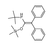 tert-butyl<2,2-diphenyl-1-(trimethylsiloxy)vinyl>phosphine Structure